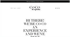 Desktop Screenshot of cocoanexperience.com