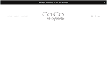 Tablet Screenshot of cocoanexperience.com